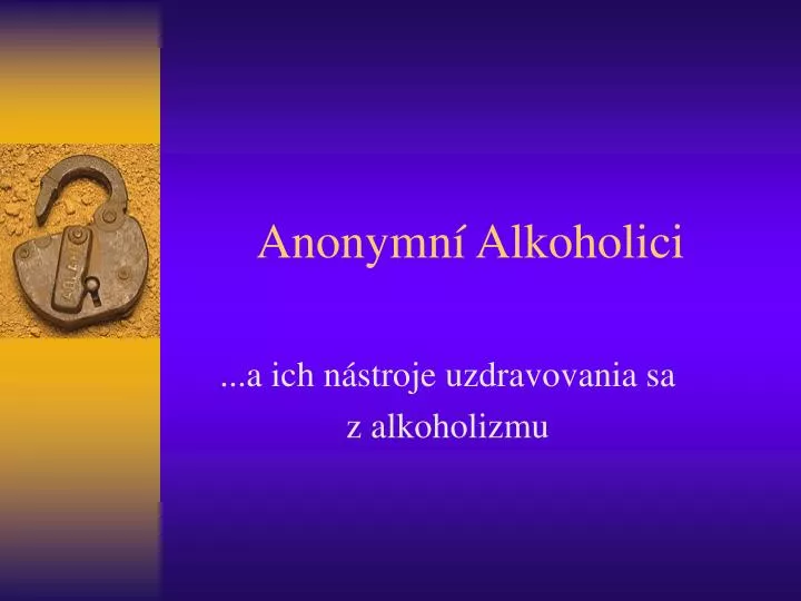 anonymn alkoholici