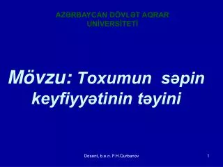 m vzu toxumun s pin keyfiyy tinin t yini