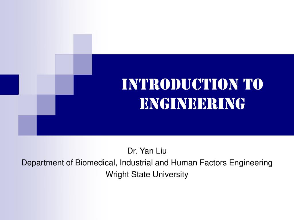 PPT - Introduction to engineering PowerPoint Presentation, free ...