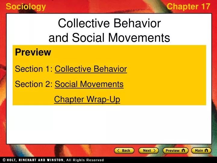 collective behavior and social movements
