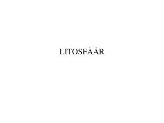 litosf r