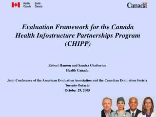 Evaluation Framework for the Canada Health Infostructure Partnerships Program (CHIPP)