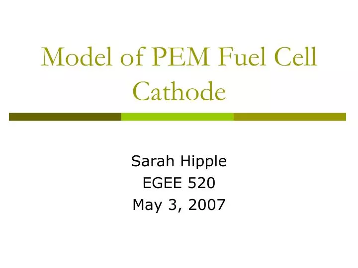 sarah hipple egee 520 may 3 2007
