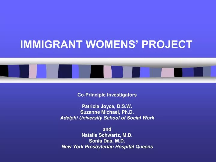 immigrant womens project
