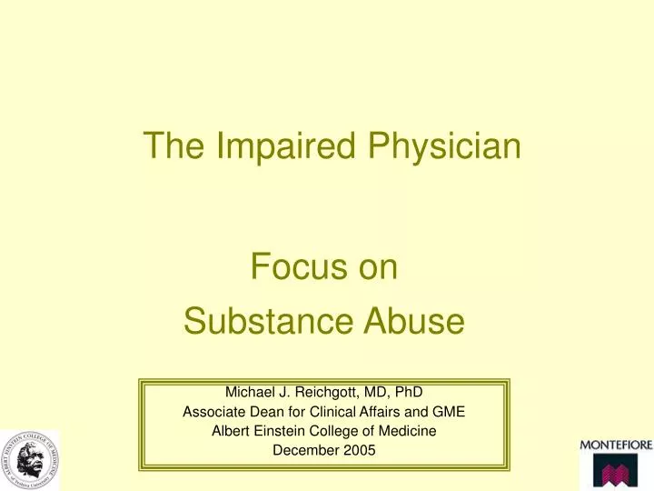 the impaired physician