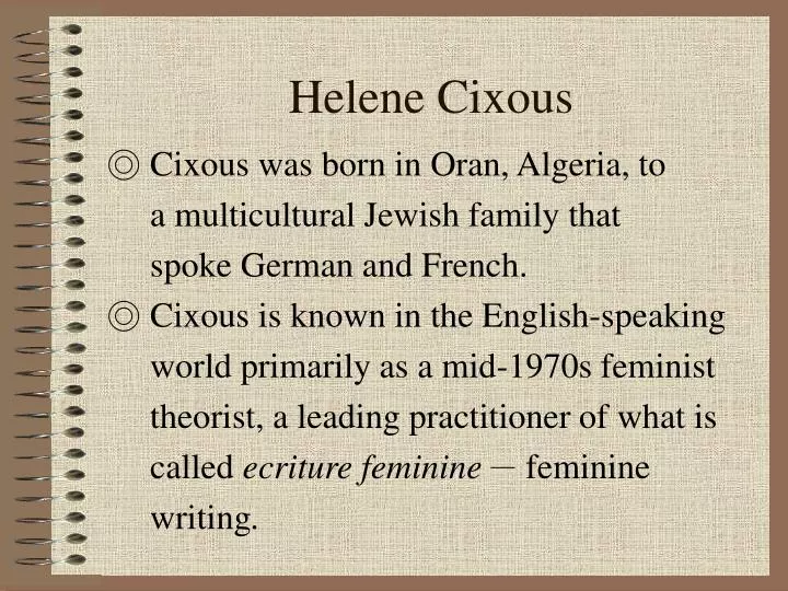 helene cixous