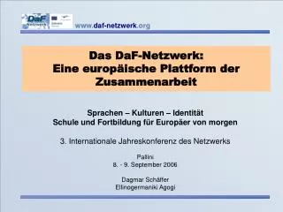 Das DaF-Netzwerk: Eine europäische Plattform der Zusammenarbeit