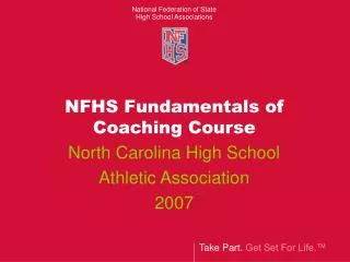 NFHS Fundamentals of Coaching Course
