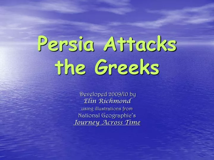 persia attacks the greeks