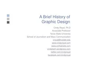 A Brief History of Graphic Design