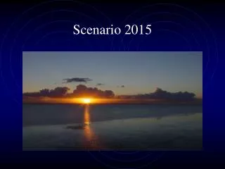 scenario 2015