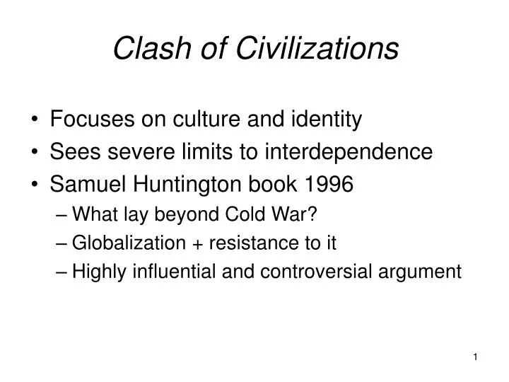 clash of civilizations