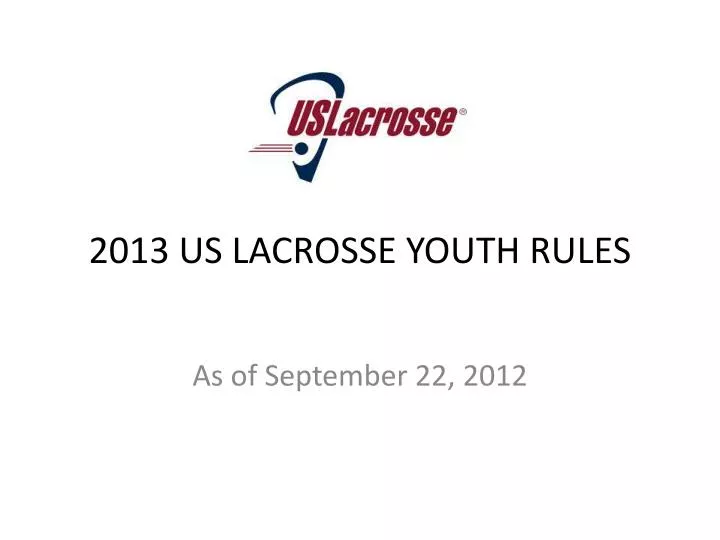 2013 us lacrosse youth rules