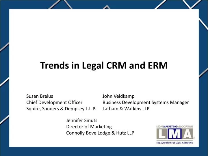 trends in legal crm and erm