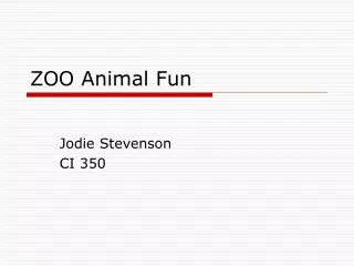 ZOO Animal Fun