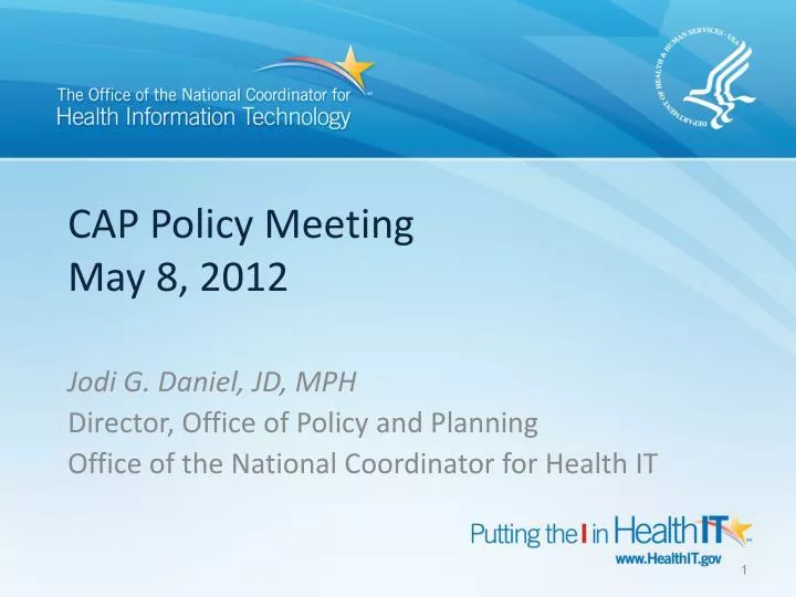 cap policy meeting may 8 2012