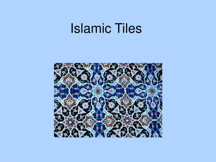 islamic tiles