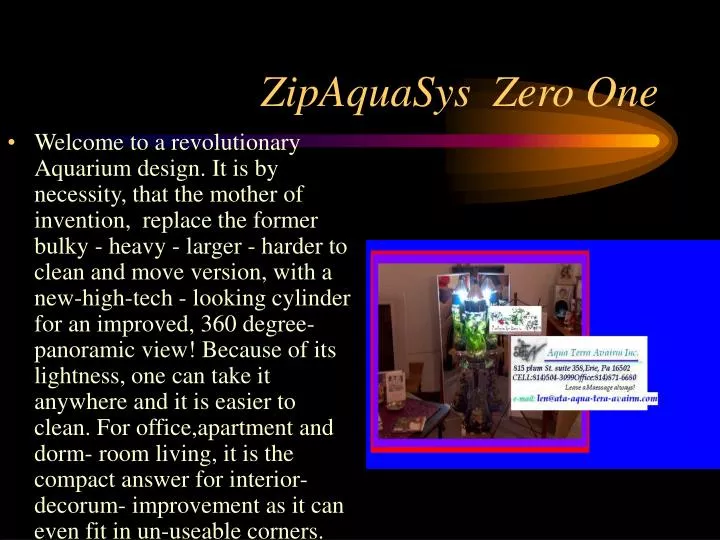 zipaquasys zero one