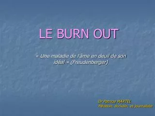 le burn out