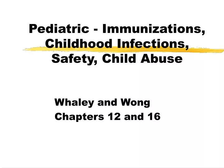 pediatric immunizations childhood infections safety child abuse