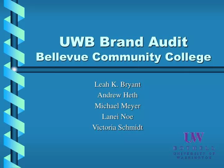 uwb brand audit bellevue community college
