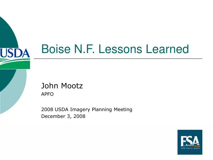 boise n f lessons learned