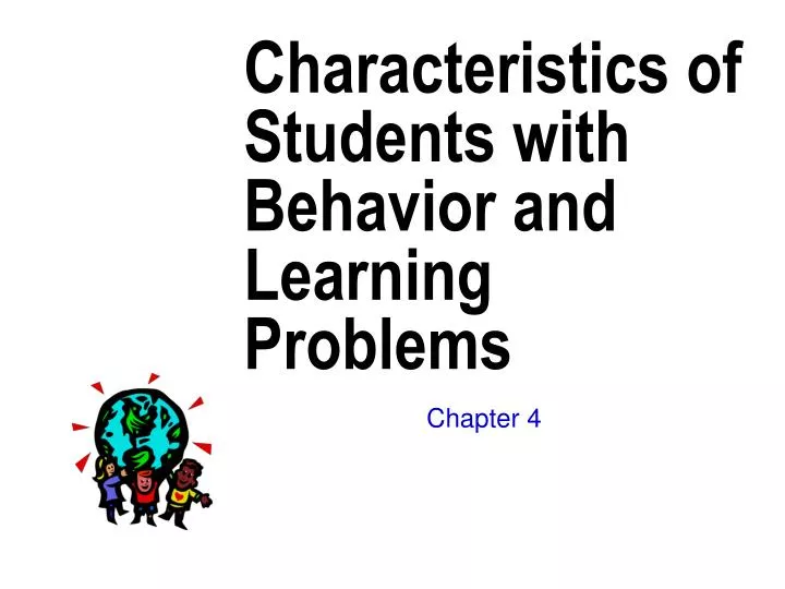 characteristics of students with behavior and learning problems