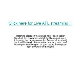 Collingwood vs Port Adelaide afl live Football streaming 201