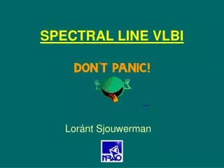 SPECTRAL LINE VLBI