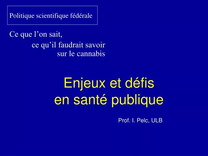 politique scientifique f d rale