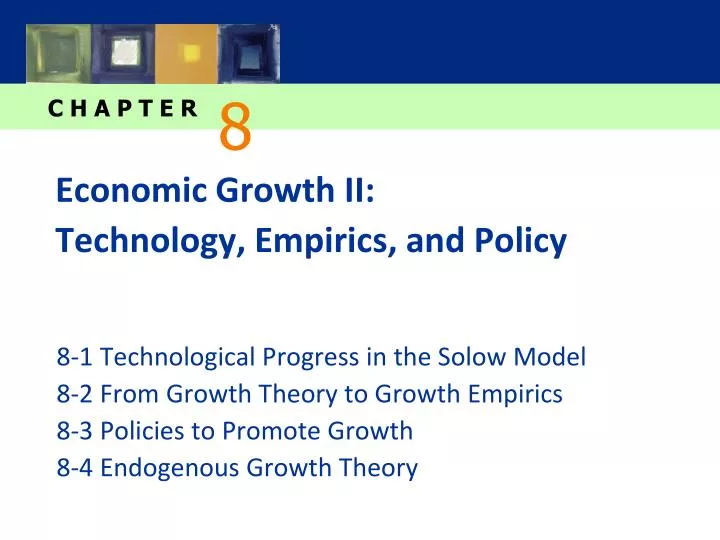 economic growth ii technology empirics and policy