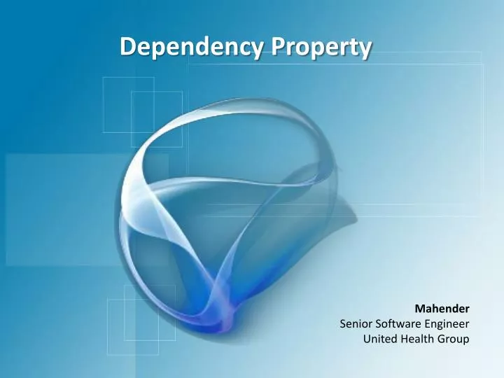 dependency property