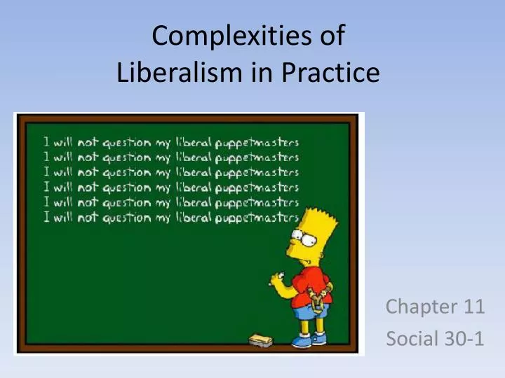 complexities of liberalism in practice