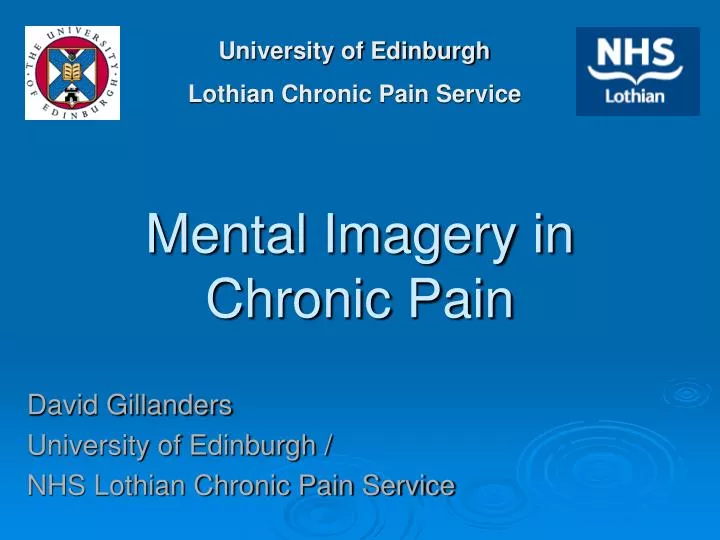 mental imagery in chronic pain