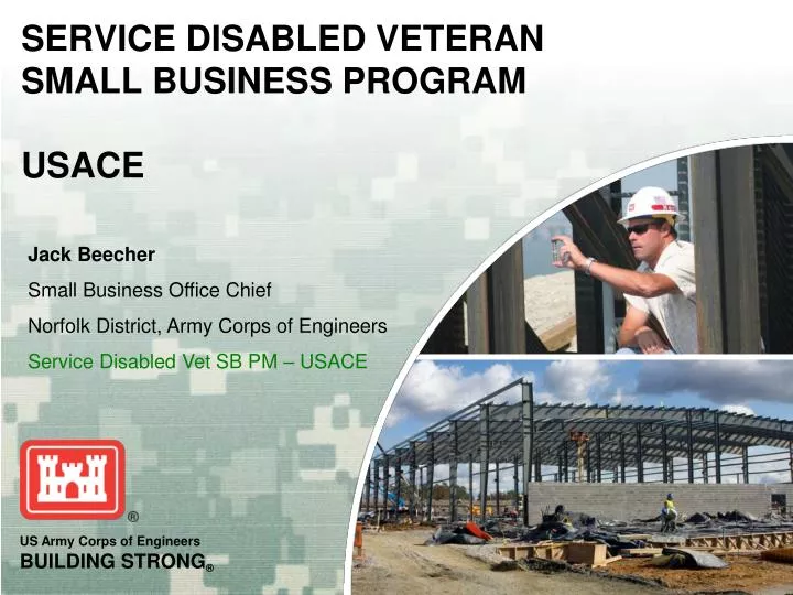 service disabled veteran small business program usace