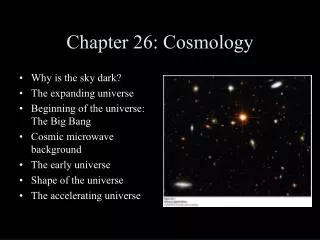 Chapter 26: Cosmology