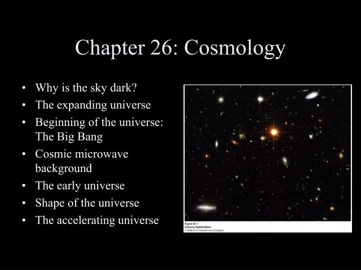 chapter 26 cosmology