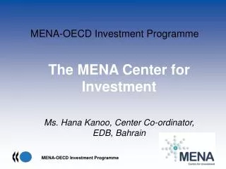 MENA-OECD Investment Programme