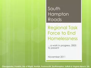 Regional Task Force to End Homelessness