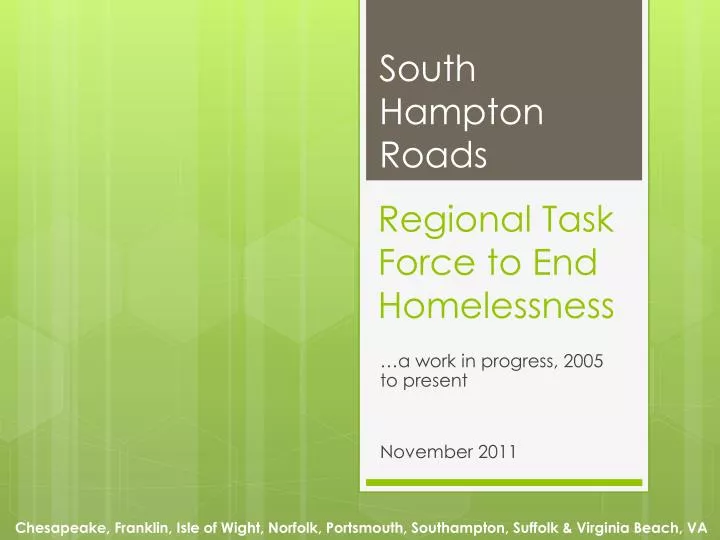 regional task force to end homelessness