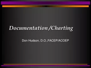 Documentation /Charting
