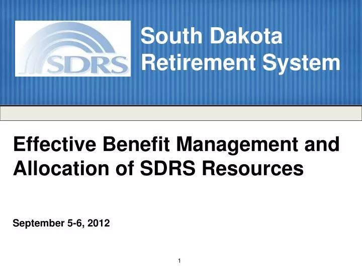 effective benefit management and allocation of sdrs resources
