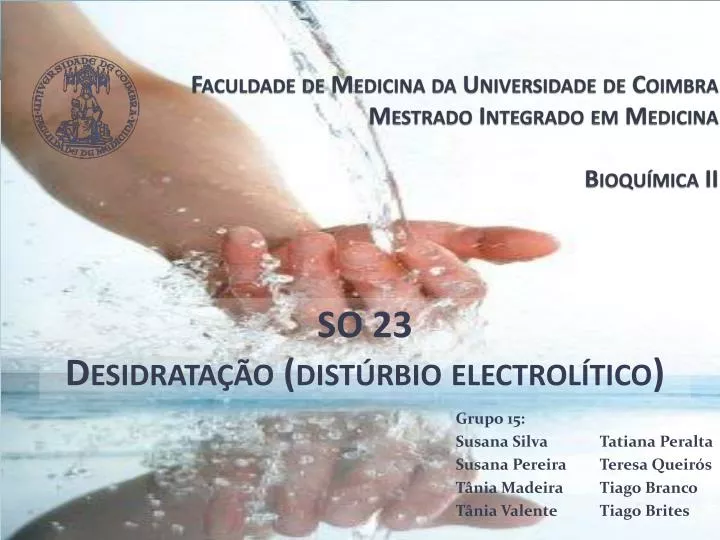 faculdade de medicina da universidade de coimbra mestrado integrado em medicina bioqu mica ii