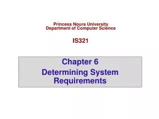Princess Noura University Department of Computer Science ff IS321