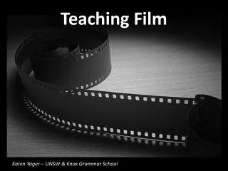 Teaching Film