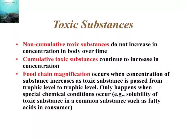 toxic substances