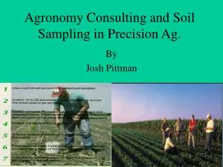 Agronomy Consulting and Soil Sampling in Precision Ag.