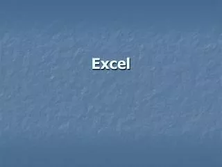 excel