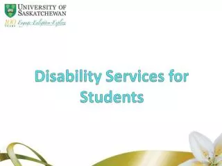 Disability Services for Students