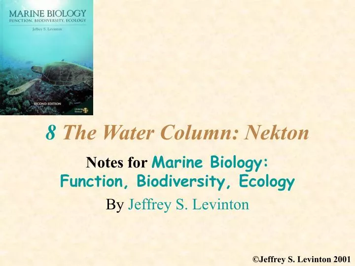8 the water column nekton